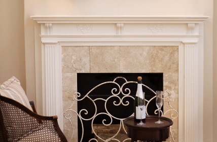 Decorative fireplace by Capital Trust Home Services Company